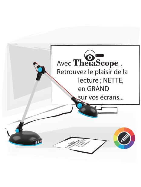 THEIA22-CUSTOM - téléagrandisseur basse vision